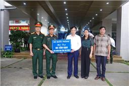 Bộ Quốc phòng và các đơn vị, các nhà hảo tâm hỗ trợ tỉnh Cao Bằng khắc phục hậu quả thiên tai